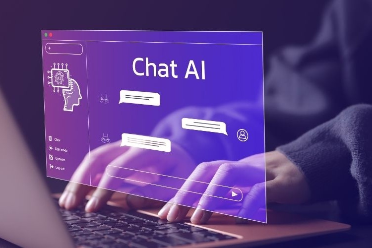 Blog schreiben mit KI: Computerbild CHAT AI Bild zu